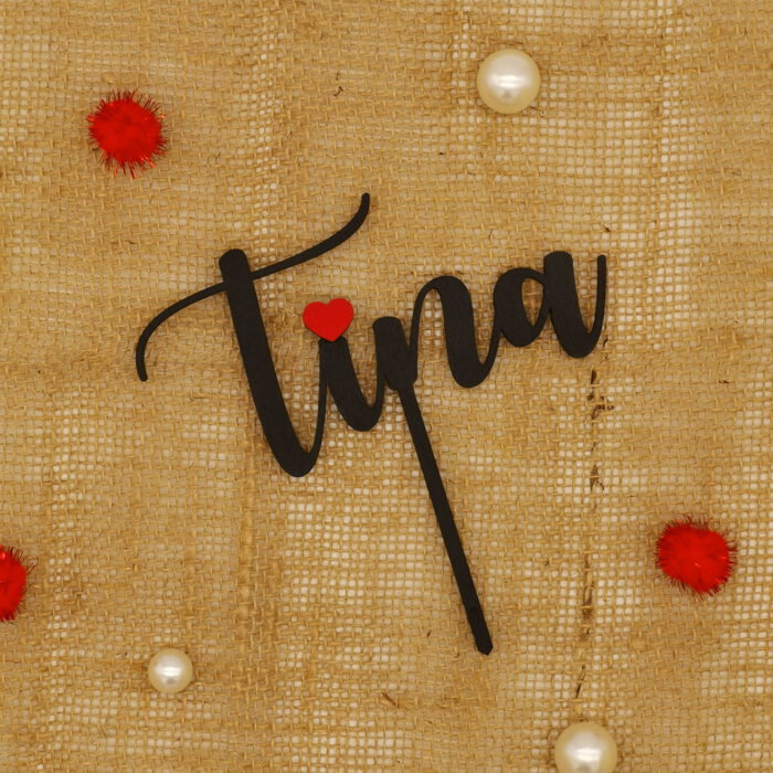 Toper za torto z imenom