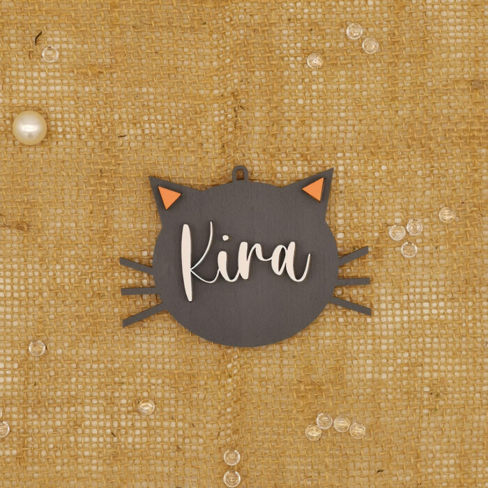 Lesen božični okrasek: muca