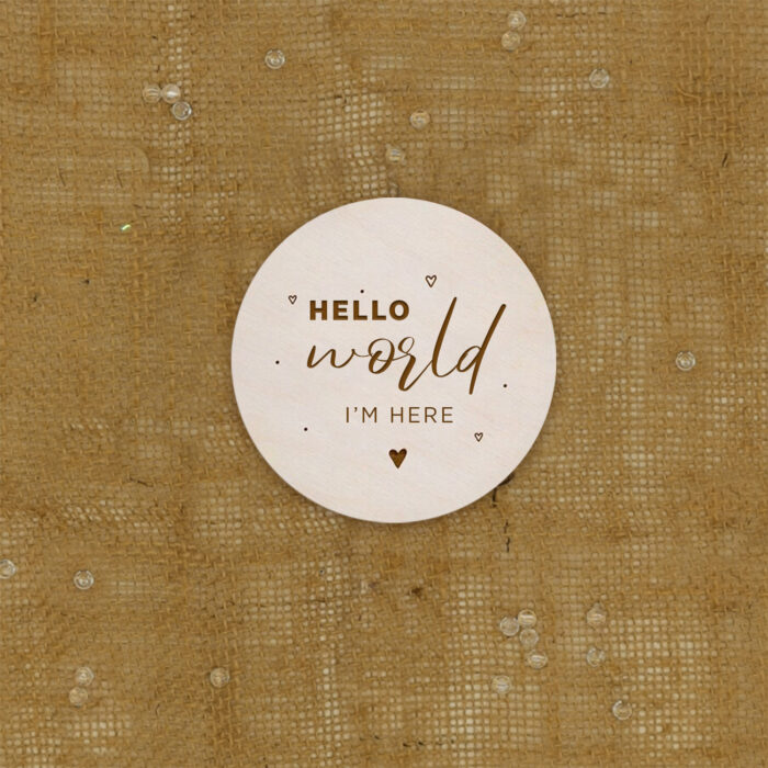 Pozdravljen svet - Hello world kartica