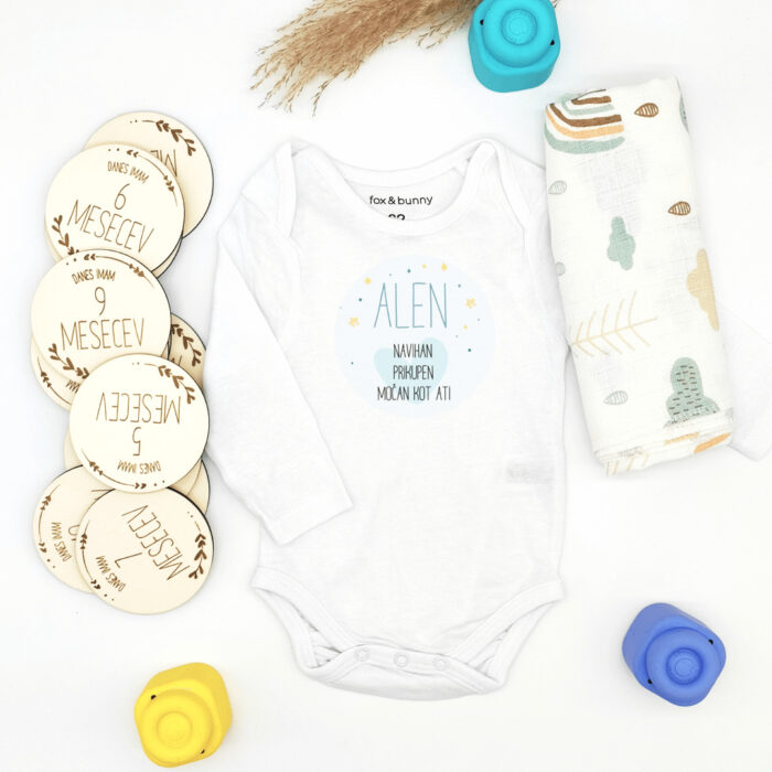 Moj prvi paket - srček moder